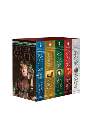 George R R Martins A Game Of Thrones 5 Book Boxed Set Song Of Ice And Fire Series A Game Of Thrones A Clash Of Kings A Storm Of Swords A Feast For Crows And A Dance With Dragons