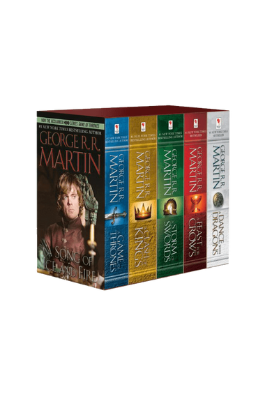 George R R Martins A Game Of Thrones 5 Book Boxed Set Song Of Ice And Fire Series A Game Of Thrones A Clash Of Kings A Storm Of Swords A Feast For Crows And A Dance With Dragons