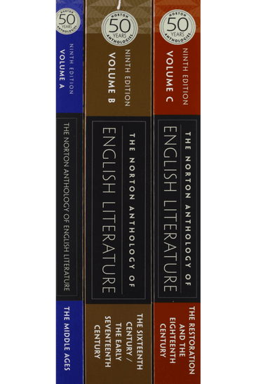 The Norton Anthology Of English Literature Ninth Edition Vol Package 1 A B C